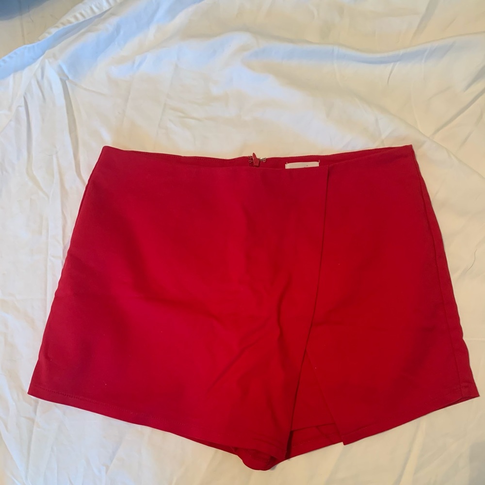 Superdown Red Skort